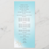 スターフィッシュ海ドリームズ結婚式 プログラム (裏面)