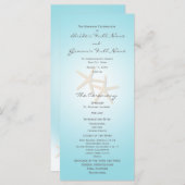 スターフィッシュ海ドリームズ結婚式 プログラム (正面/裏面)