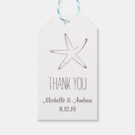 スターフィッシュ海事結婚式 ギフトタグ