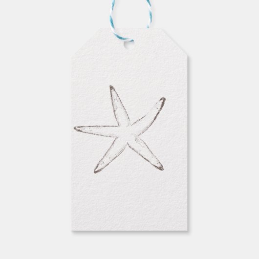 スターフィッシュ海事結婚式 ギフトタグ (裏面)