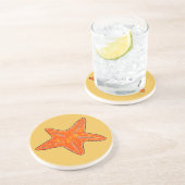 スターフィッシュ砂岩ドリンクコースター コースター (側面)