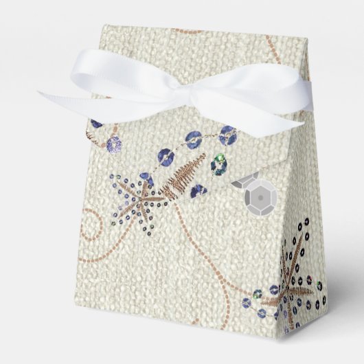 スターフィッシュ結婚エレガンスのビーチパーティーの好意ボックス フェイバーボックス (正面サイド)