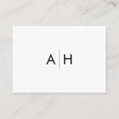 スターフィッシュ結婚披露宴エンクロージャカード、ピンク エンクロージャーカード (裏面)