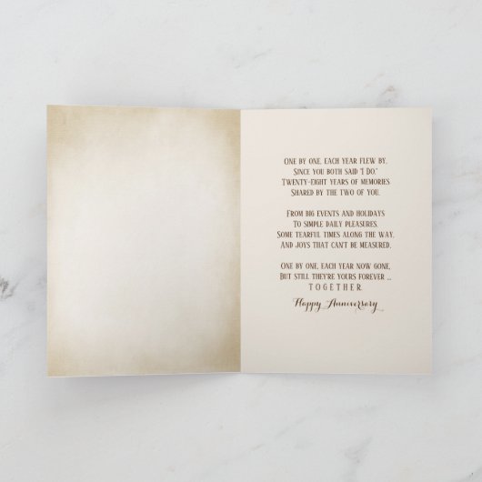 スターフィッシュ28周年記念カード カード (内部)