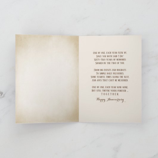 スターフィッシュ62周年記念カード カード (内部)