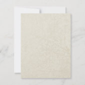 スターフィッシュ&アクアリボン披露宴カード 出欠カード (裏面)