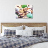 スターフィッシュ&シーシェルズキャンバスラップ キャンバスプリント (インサイチュ (寝室))