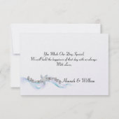 スターフィッシュ&ダイヤモンドサンキューカード サンキューカード (裏面)