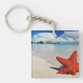 スターフィッシュ、ナッソー、バハマ キーホルダー (正面)