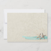 スターフィッシュ&リボンフラットカードサンキュー サンキューカード (裏面)