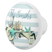 スターフィッシュ、魚釣りネット&トールシップ航海の セラミックノブ (右)