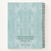 スターフィッシュ"1"ビーチハウスゲストブック ノートブック (裏面)