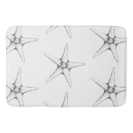 スターフィッモダンクのシーライフパターンビーチバスルーム バスマット