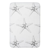 スターフィッモダンクのシーライフパターンビーチバスルーム バスマット (正面縦)