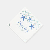 スターフィッモダング&ラインエレガントビーチカスタム スタンダードカクテルナプキン (角)