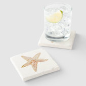 スターフィッ絵画シュの大理石コースター ストーンコースター (横)