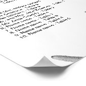 スターフィッ縁どグビーチ結婚式座席表 ポスター (角)