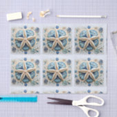 スターフィッ航海のク沿岸ビーチデクページ 薄葉紙 (クラフト)