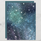 スターフィルドスカイスクラップブック作りクラフト紙 (正面/裏面)