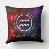 スターフィールドアクエリアスウォーターベアラウェスタン〔占星術の〕十二宮図 クッション (裏面)