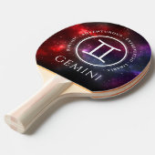 スターフィールドジェミニツインズウェスタン〔占星術の〕十二宮図 卓球ラケット (正面アングル)