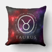 スターフィールドタウラスブルウェスタン〔占星術の〕十二宮図 クッション (正面)