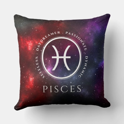スターフィールドピセスフィッシュウェスタン〔占星術の〕十二宮図 クッション (裏面)