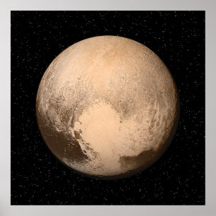 スターフィールド付き冥王星 – ポスター