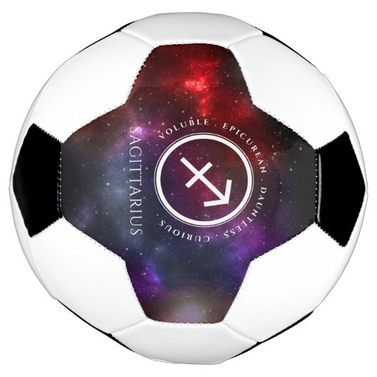スターフィールド射手座アーチャーウェスタン〔占星術の〕十二宮図 サッカーボール (回転)