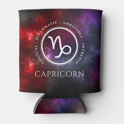 スターフィールド山羊座ヤートウェスタン〔占星術の〕十二宮図 缶クーラー (正面)