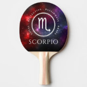 スターフィールド蠍座スコーピオンウェスタン〔占星術の〕十二宮図 卓球ラケット (正面)