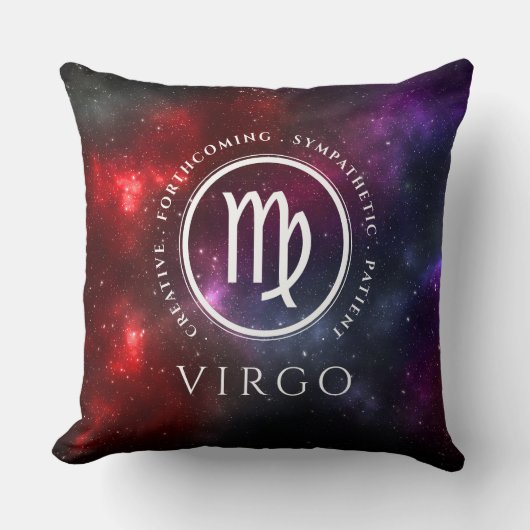 スターフィールド《星座》乙女座メイドウェスタン〔占星術の〕十二宮図 クッション (正面)