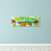 「スターフィールド」 36" x 12インチ、1.5キャンバス印刷 キャンバスプリント (インサイチュ (ウッドフロア))