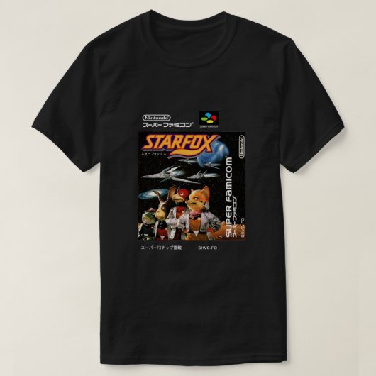スターフォックス日本のカバークラシック Tシャツ (デザイン正面)