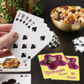 スターフォトガールプリンセス名イエローパープルピンク トランプ (インサイチュ)