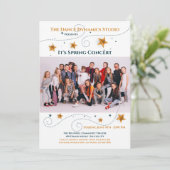 スターフォトフレームリサイタルフォト招待状 招待状 (スタンド正面)