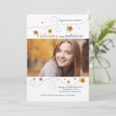 スターフォトフレーム誕生パーティー 招待状 (スタンド正面)