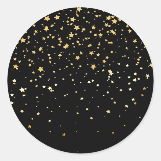 スターフォールステッカー ラウンドシール (正面)