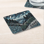 スターフォール スクエアペーパーコースター (アングル)