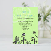 スターフラワーズバルミツワー披露宴パーティーカード 招待状 (スタンド正面)