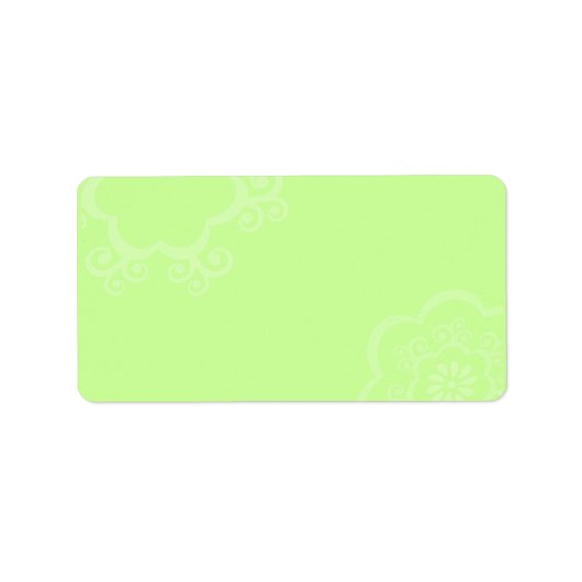 スターフラワーズプリント独自のラベル ラベル (正面)