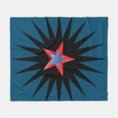 スターフリースブランケット。 フリースブランケット (正面(横))