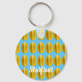 スターフルーツカラムボラパターンフルーツビーガン キーホルダー