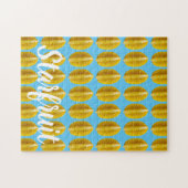 スターフルーツカラムボラパターンフルーツビーガン ジグソーパズル (横)