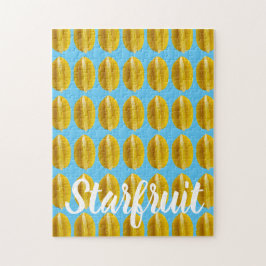 スターフルーツカラムボラパターンフルーツビーガン ジグソーパズル