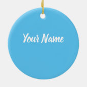 スターフルーツカラムボラパターンフルーツビーガン セラミックオーナメント (裏面)