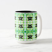 スターフローラ（格子付） ツートーンマグカップ (正面右)