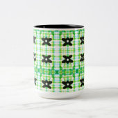 スターフローラ（格子付） ツートーンマグカップ (中央)