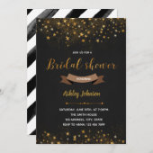 スターブライダルシャワーパーティの招待状 招待状 (正面/裏面)