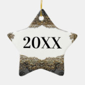 スターブライト初めてのクリスマス セラミックオーナメント (正面)